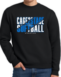 Softball Color Block Crewneck